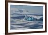 Antarctica. Antarctic Circle. the Gullet. Iceberg and Ice Floes-Inger Hogstrom-Framed Photographic Print