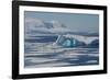 Antarctica. Antarctic Circle. the Gullet. Iceberg and Ice Floes-Inger Hogstrom-Framed Photographic Print