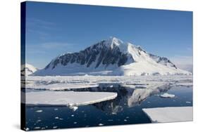 Antarctica. Antarctic Peninsula. the Gullet. Ice Floes and Brash Ice-Inger Hogstrom-Stretched Canvas