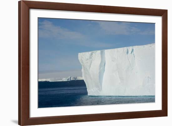 Antarctica. Antarctic Sound. Giant Tabular Iceberg-Inger Hogstrom-Framed Photographic Print