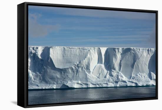 Antarctica. Antarctic Sound. Giant Tabular Iceberg-Inger Hogstrom-Framed Stretched Canvas