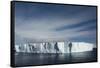 Antarctica. Antarctic Sound. Giant Tabular Iceberg-Inger Hogstrom-Framed Stretched Canvas