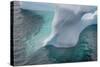 Antarctica. Argentine Islands. Unusually Shaped Iceberg-Inger Hogstrom-Stretched Canvas