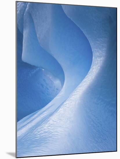 Antarctica, Blue ice, fine art, close-up-George Theodore-Mounted Photographic Print