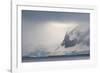 Antarctica. Bransfield Strait. Iceberg under Stormy Skies-Inger Hogstrom-Framed Photographic Print