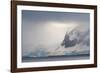 Antarctica. Bransfield Strait. Iceberg under Stormy Skies-Inger Hogstrom-Framed Photographic Print