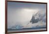 Antarctica. Bransfield Strait. Iceberg under Stormy Skies-Inger Hogstrom-Framed Photographic Print