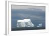 Antarctica. Bransfield Strait. Iceberg under Stormy Skies-Inger Hogstrom-Framed Photographic Print