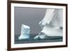 Antarctica. Bransfield Strait. Iceberg under Stormy Skies-Inger Hogstrom-Framed Photographic Print