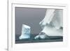 Antarctica. Bransfield Strait. Iceberg under Stormy Skies-Inger Hogstrom-Framed Photographic Print