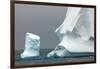 Antarctica. Bransfield Strait. Iceberg under Stormy Skies-Inger Hogstrom-Framed Photographic Print