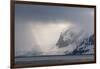 Antarctica. Bransfield Strait. Iceberg under Stormy Skies-Inger Hogstrom-Framed Photographic Print