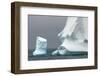 Antarctica. Bransfield Strait. Iceberg under Stormy Skies-Inger Hogstrom-Framed Photographic Print