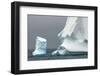 Antarctica. Bransfield Strait. Iceberg under Stormy Skies-Inger Hogstrom-Framed Photographic Print