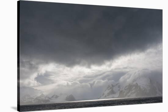 Antarctica. Bransfield Strait. Stormy Skies-Inger Hogstrom-Stretched Canvas