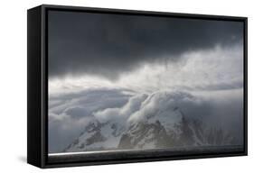 Antarctica. Bransfield Strait. Stormy Skies-Inger Hogstrom-Framed Stretched Canvas