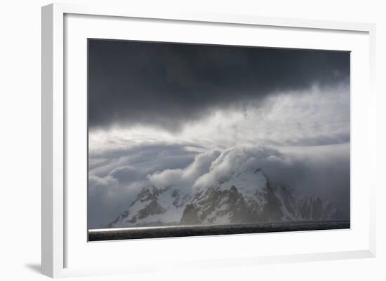 Antarctica. Bransfield Strait. Stormy Skies-Inger Hogstrom-Framed Photographic Print