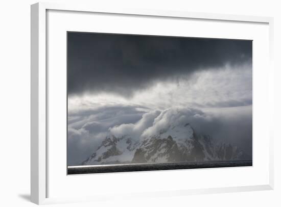 Antarctica. Bransfield Strait. Stormy Skies-Inger Hogstrom-Framed Photographic Print