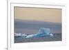 Antarctica. Brown Bluff. Bright Blue Iceberg-Inger Hogstrom-Framed Photographic Print