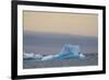 Antarctica. Brown Bluff. Bright Blue Iceberg-Inger Hogstrom-Framed Photographic Print