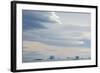 Antarctica. Brown Bluff. Lenticular Clouds Show Katabatic Winds-Inger Hogstrom-Framed Photographic Print