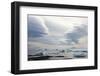 Antarctica. Brown Bluff. Lenticular Clouds Show Katabatic Winds-Inger Hogstrom-Framed Photographic Print