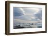 Antarctica. Brown Bluff. Lenticular Clouds Show Katabatic Winds-Inger Hogstrom-Framed Photographic Print