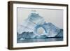 Antarctica. Charlotte Bay. Giant Iceberg with a Hole-Inger Hogstrom-Framed Photographic Print