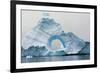 Antarctica. Charlotte Bay. Giant Iceberg with a Hole-Inger Hogstrom-Framed Photographic Print