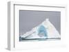 Antarctica. Charlotte Bay. Giant Iceberg with a Hole-Inger Hogstrom-Framed Photographic Print