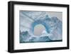 Antarctica. Charlotte Bay. Giant Iceberg with a Hole-Inger Hogstrom-Framed Photographic Print