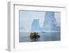 Antarctica. Charlotte Bay. Zodiac Cruising around Icebergs-Inger Hogstrom-Framed Photographic Print