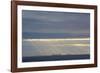 Antarctica. Crepuscular Rays Shining Down onto Tabular Icebergs-Inger Hogstrom-Framed Photographic Print