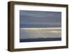 Antarctica. Crepuscular Rays Shining Down onto Tabular Icebergs-Inger Hogstrom-Framed Photographic Print