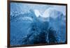 Antarctica, Cuverville Island, Close-up of scalloped surface of melting iceberg.-Paul Souders-Framed Photographic Print