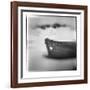 Antarctica, Deception Island, Abandoned wooden skiff at Whalers Cove.-Paul Souders-Framed Photographic Print