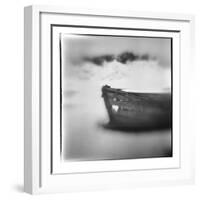 Antarctica, Deception Island, Abandoned wooden skiff at Whalers Cove.-Paul Souders-Framed Photographic Print