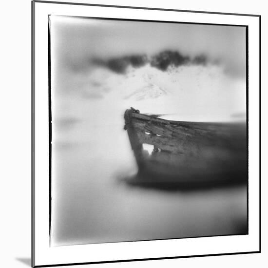 Antarctica, Deception Island, Abandoned wooden skiff at Whalers Cove.-Paul Souders-Mounted Photographic Print