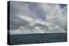 Antarctica, full rainbow, Gerlach Strait-George Theodore-Stretched Canvas