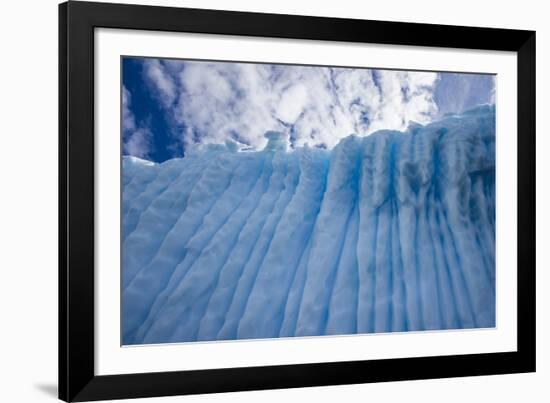 Antarctica, Gerlach Strait, blue ice formation-George Theodore-Framed Photographic Print