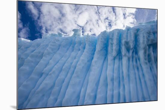 Antarctica, Gerlach Strait, blue ice formation-George Theodore-Mounted Photographic Print