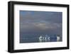 Antarctica. Gerlache Strait. Iceberg and Cloudy Skies-Inger Hogstrom-Framed Photographic Print