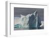 Antarctica. Gerlache Strait. Iceberg with Different Textures-Inger Hogstrom-Framed Photographic Print