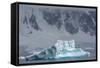 Antarctica. Gerlache Strait. Iceberg-Inger Hogstrom-Framed Stretched Canvas