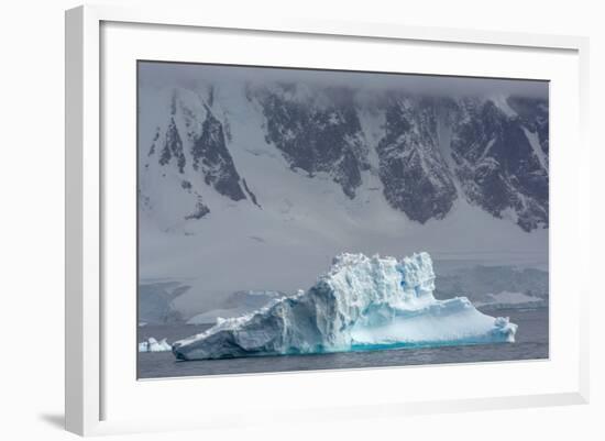 Antarctica. Gerlache Strait. Iceberg-Inger Hogstrom-Framed Photographic Print