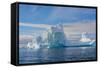 Antarctica. Gerlache Strait. Iceberg-Inger Hogstrom-Framed Stretched Canvas