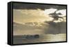 Antarctica. Gerlache Strait. Orne Harbor. Sunset-Inger Hogstrom-Framed Stretched Canvas