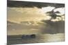 Antarctica. Gerlache Strait. Orne Harbor. Sunset-Inger Hogstrom-Mounted Photographic Print