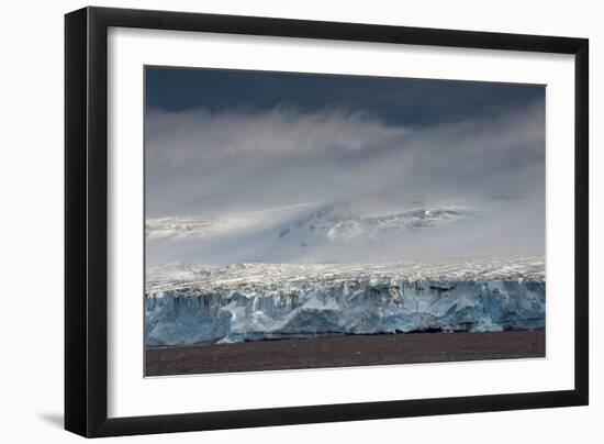 Antarctica, glacier, blue ice, Gerlach Strait-George Theodore-Framed Photographic Print