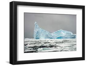 Antarctica, Iceberg, Blue Ice-George Theodore-Framed Photographic Print
